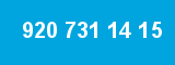 920 731 14 15